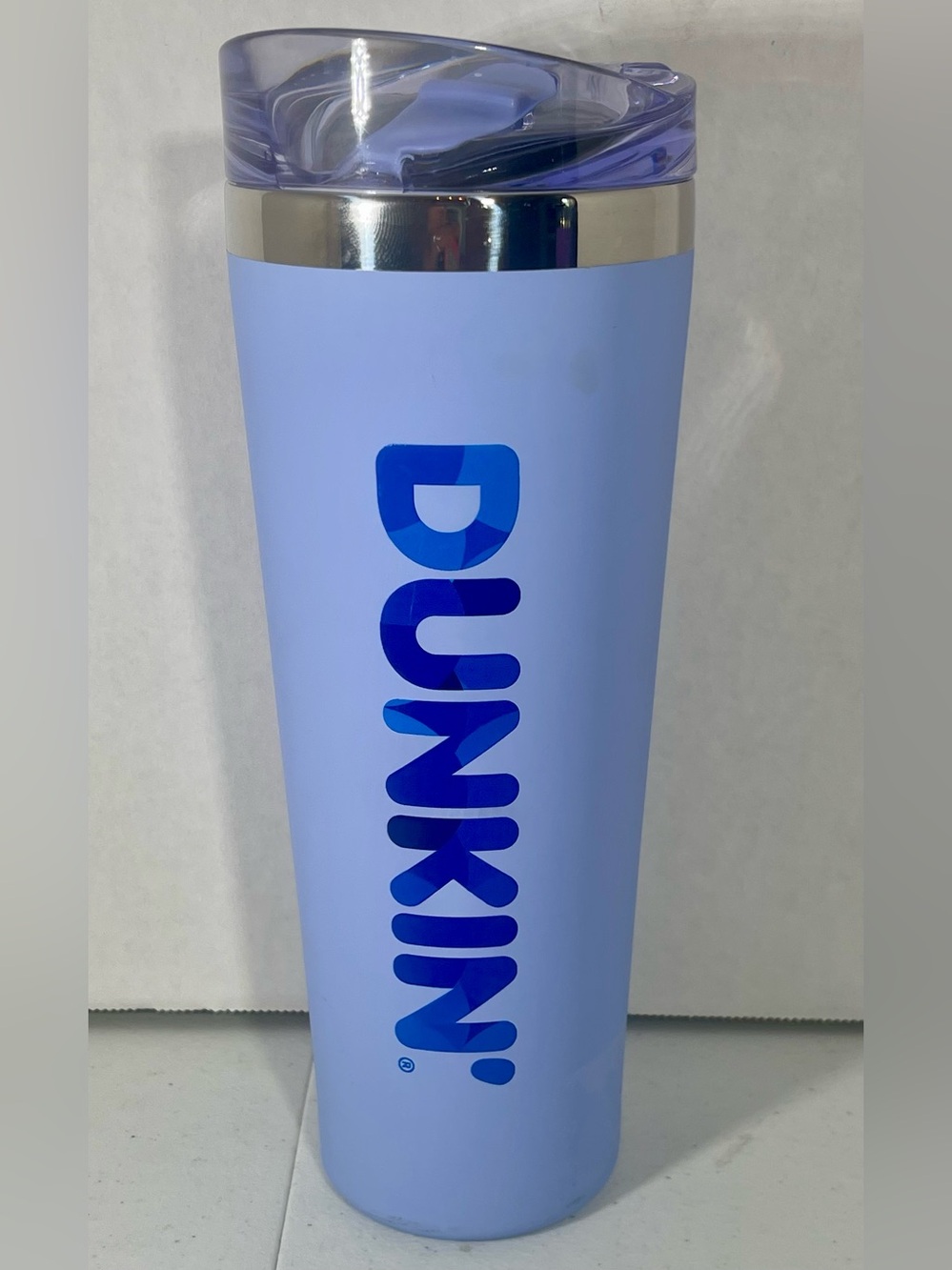 Dunkin Donuts Soft Touch Lavender 24oz Travel Tumbler Stainless 2025 0425